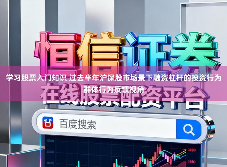学习股票入门知识 过去半年沪深股市场景下融资杠杆的投资行为群体行为反馈视角