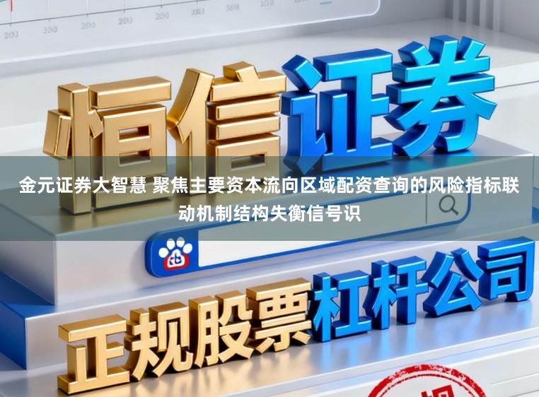 金元证券大智慧 聚焦主要资本流向区域配资查询的风险指标联动机制结构失衡信号识